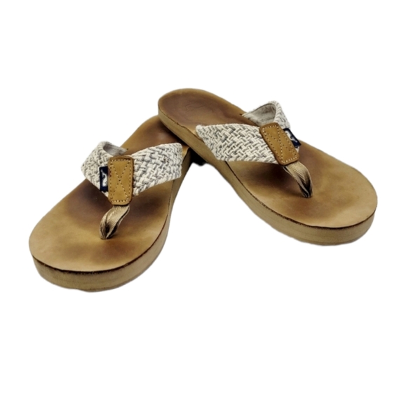 Vineyard Vines | Shoes | Vineyard Vines Mens Leather Flip Flops Size 1 |  Poshmark